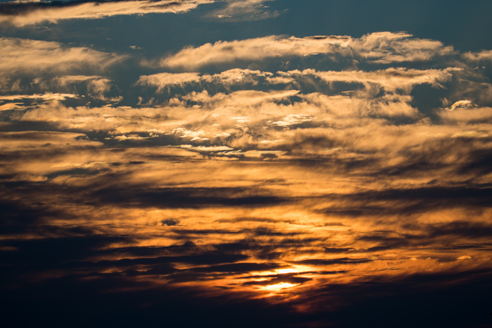 夕焼け空と雲 / Sunset sky and clouds