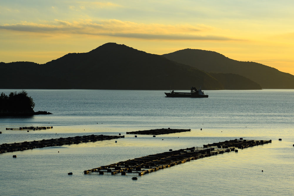 笠戸島からの眺め a view from Kasado island